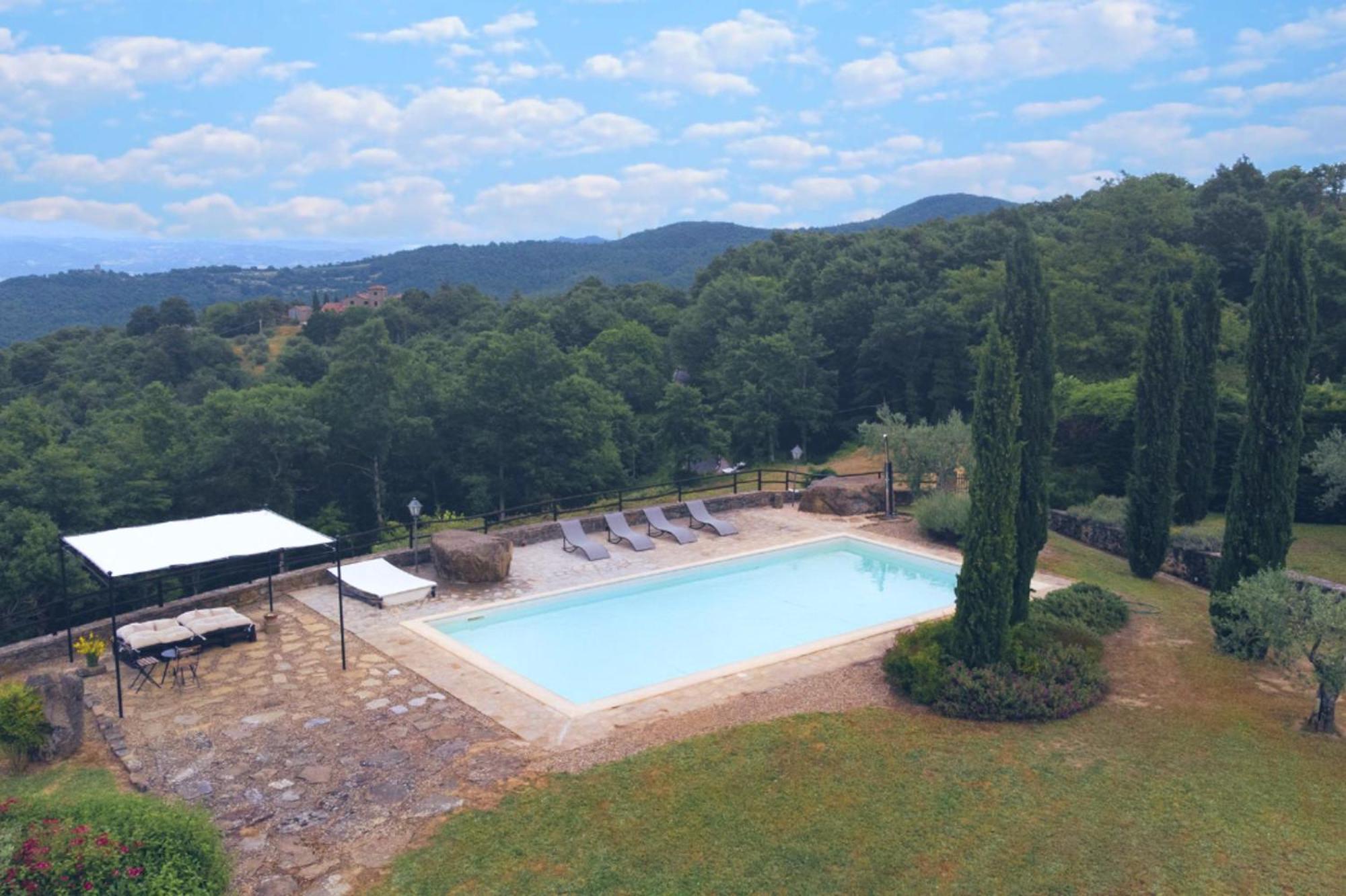 Villa Elisa - Private Pool & Airco Near Reschio Castle Lugnano Eksteriør billede