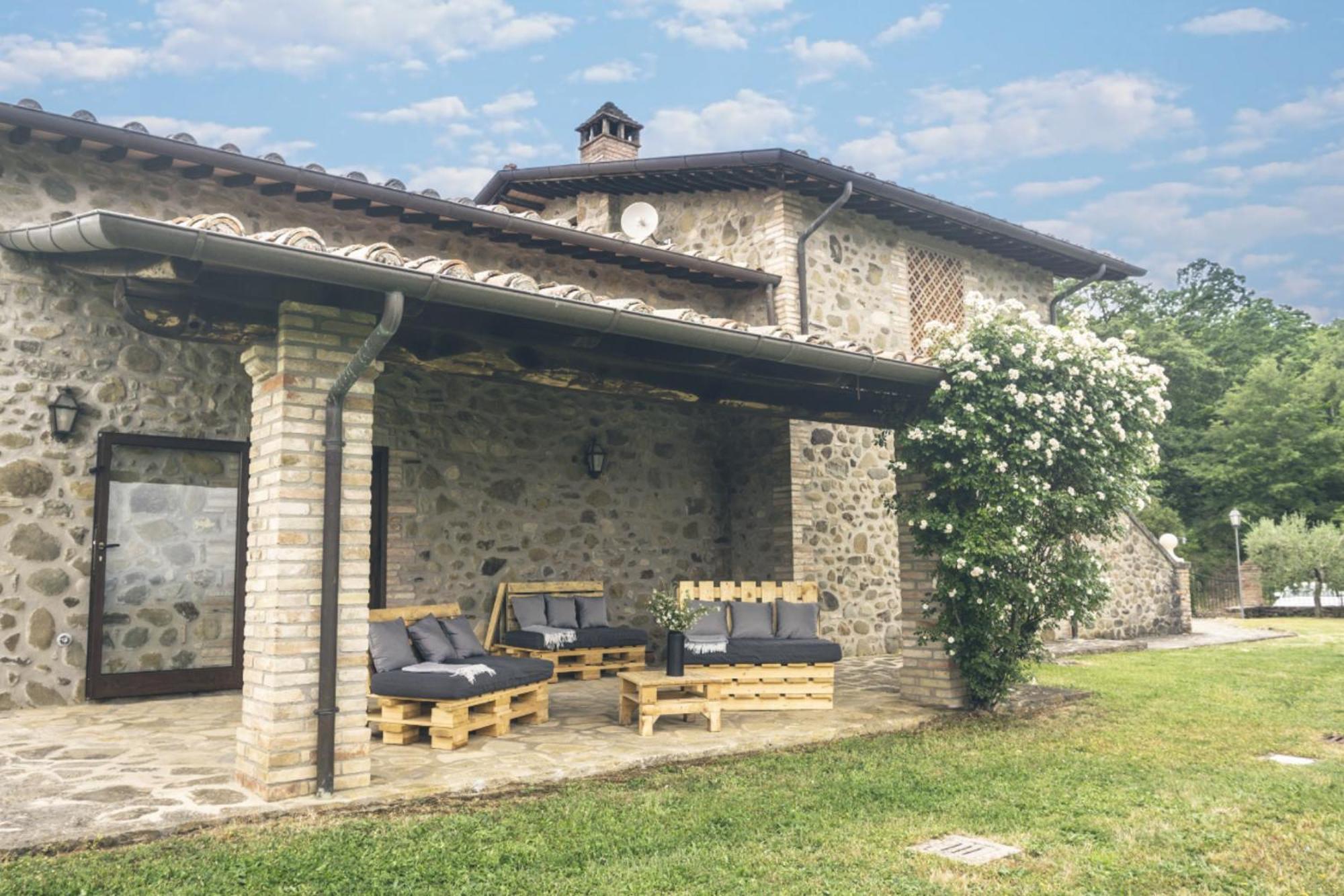 Villa Elisa - Private Pool & Airco Near Reschio Castle Lugnano Eksteriør billede